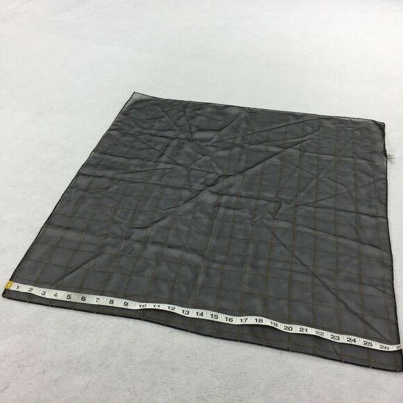 Vintage 100% Polyester Scarf 27x27” Square Black Metallic Gold Shear Purse Wrap - Picture 6 of 7